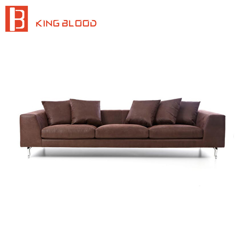 Italy Style Genuine Leather Sofa Couch Design for Living Room