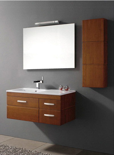 New Arrival Birch Soild Wood Bathroom Cabinet