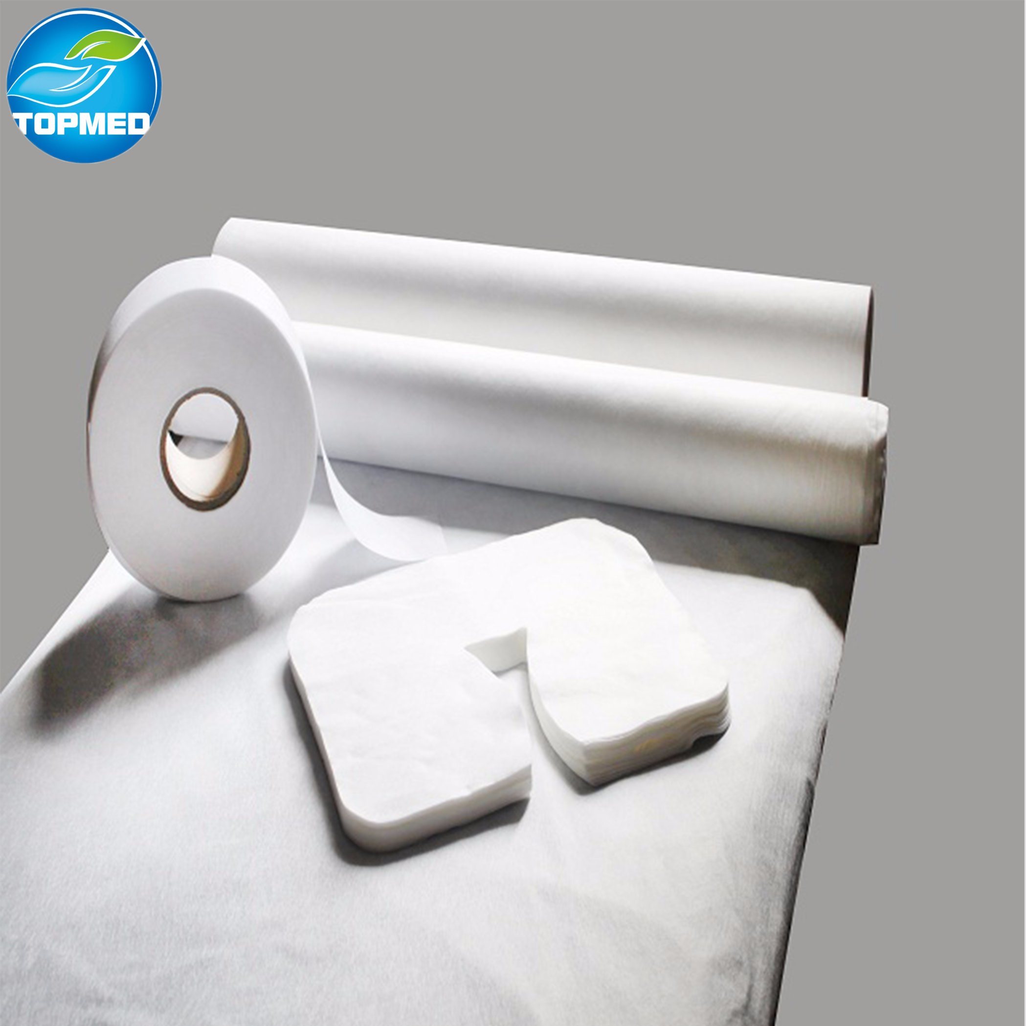 Spunlace White Massage Table Face Covers with X--Shape