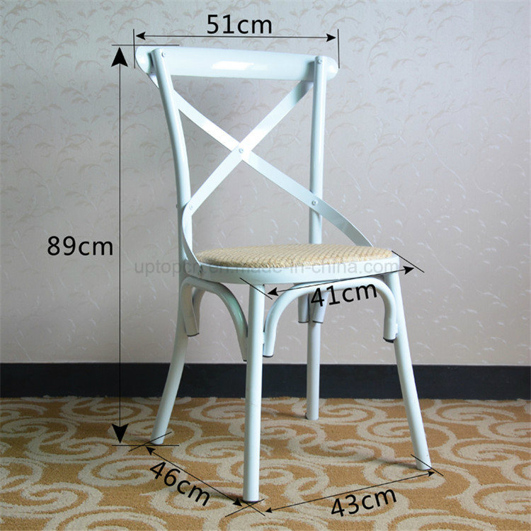 Classic Bistro Metal Dining Cross Chair (SP-MC059)