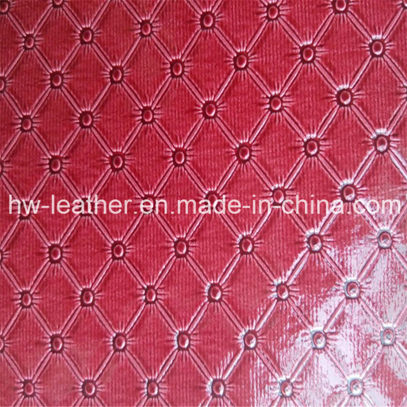 PVC Leather Fabric for KTV Decoration Hw-875