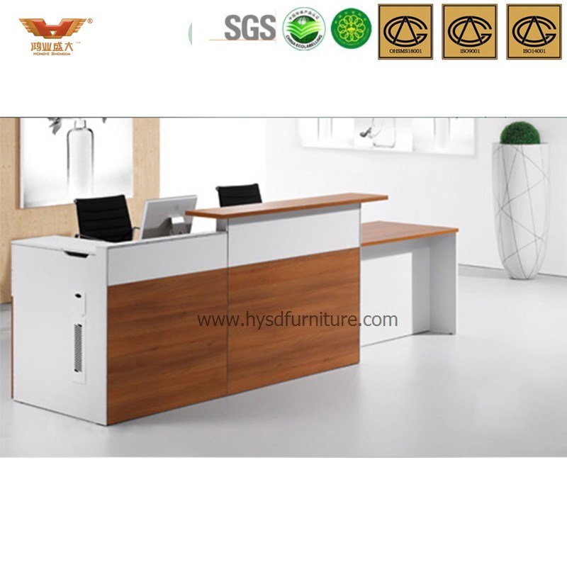 Popular Office Furniture Wooden Front Desk (HY-Q48)