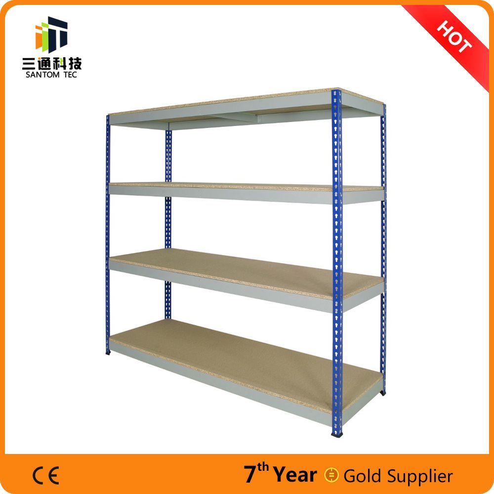 Light Duty Slotted Angle Shelf, Boltless Rivet Shelf, Light Duty Display Shelf