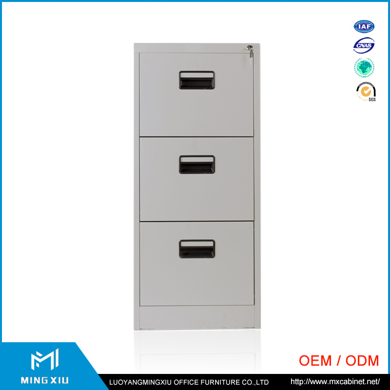 Mingxiu High Quality 3 Drawer Vertical File Cabinet / 3 Drawer Metal File Cabinet