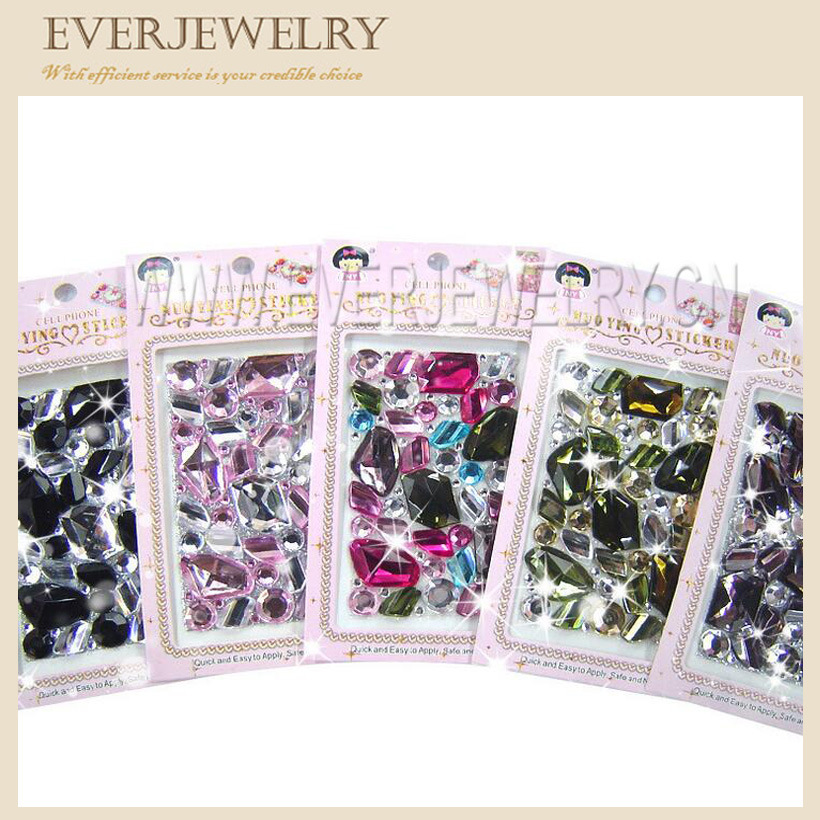 Rhinestone Cell Phone Rhinestone Decoration Sticker