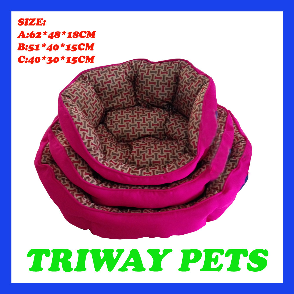 Cheap Comfort Dog Cat Pet Beds (WY161063-2A/C)