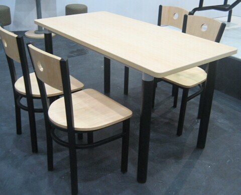 Modern Fast Food Table Chair Restaurant Furniture