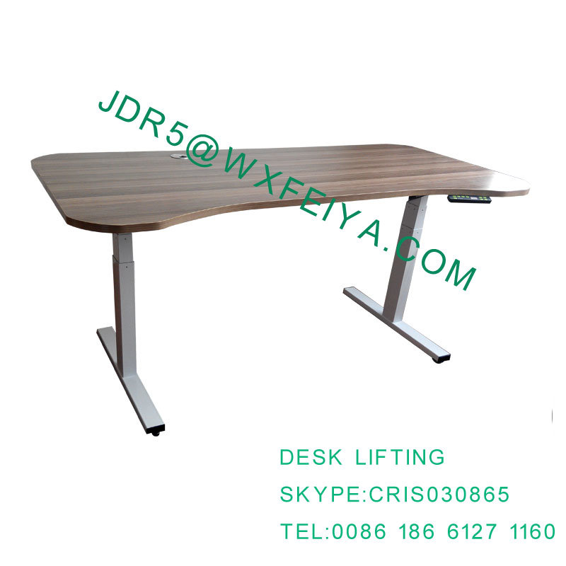 Adjustable Height Corner Desk 600mm Stroke