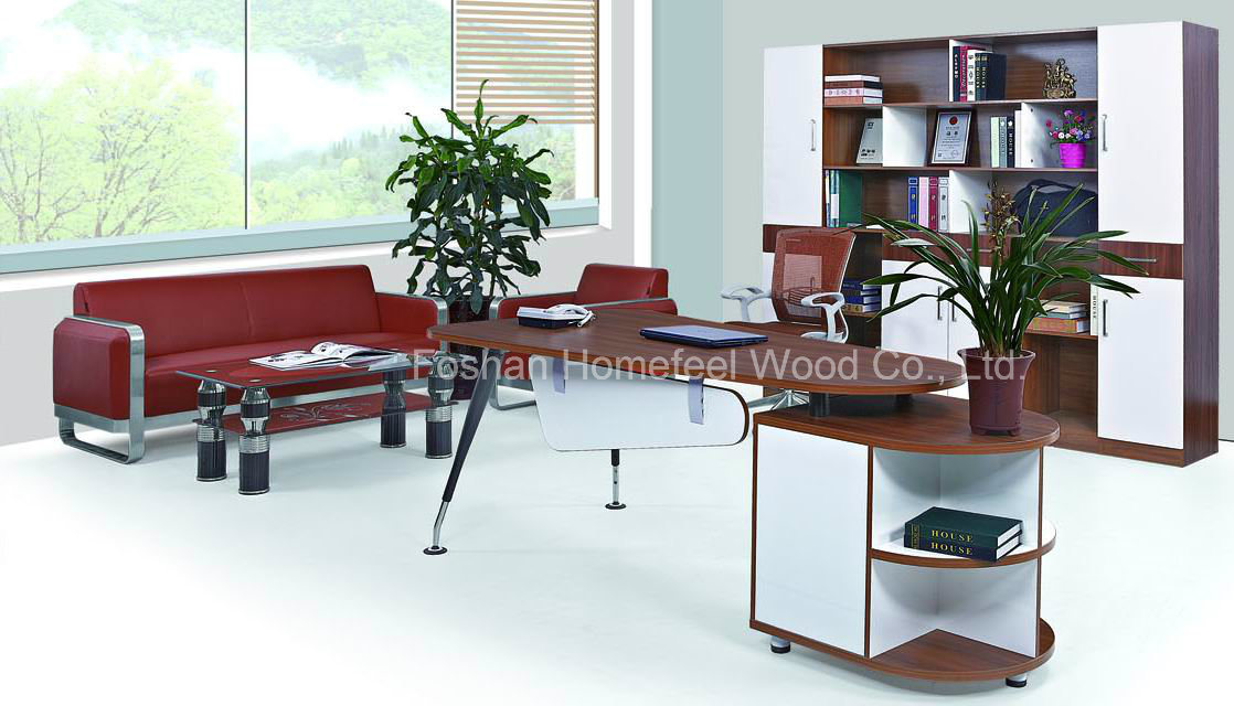 Unique Design Straight Manager Desk with 3 Drawers (HF-B272)