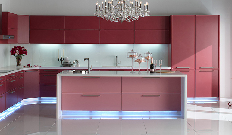 Lacquer Door High Gloss Kitchen Cabinet (zz-068)