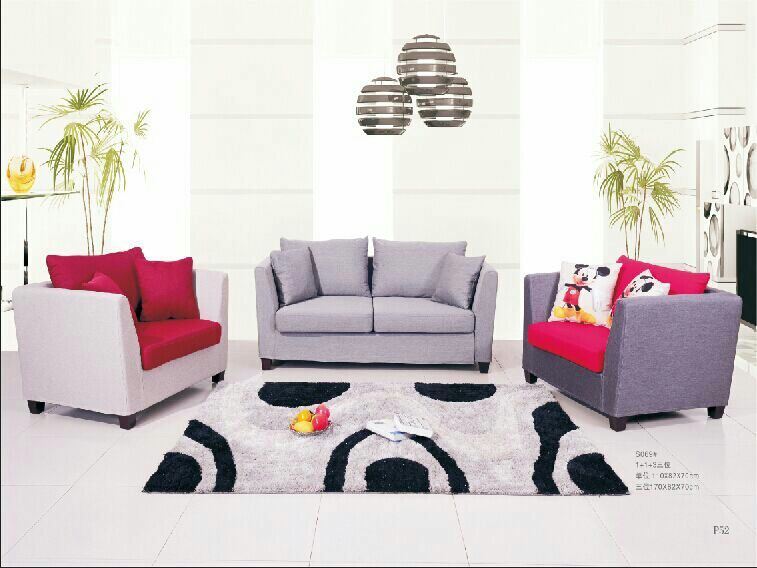 Small Size Fabric Sofa, Home Furniture, Modern Sofa (S609)