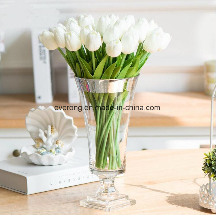 Premium Artificial Flowers Real Touch Mini PU Tulips Artificial Tulip Flower for Wedding Room Hotel Home Decoration