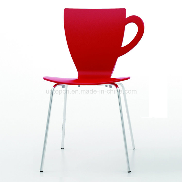 New Famous Steel Stand Plastic Cafe Chair (SP-UC388)