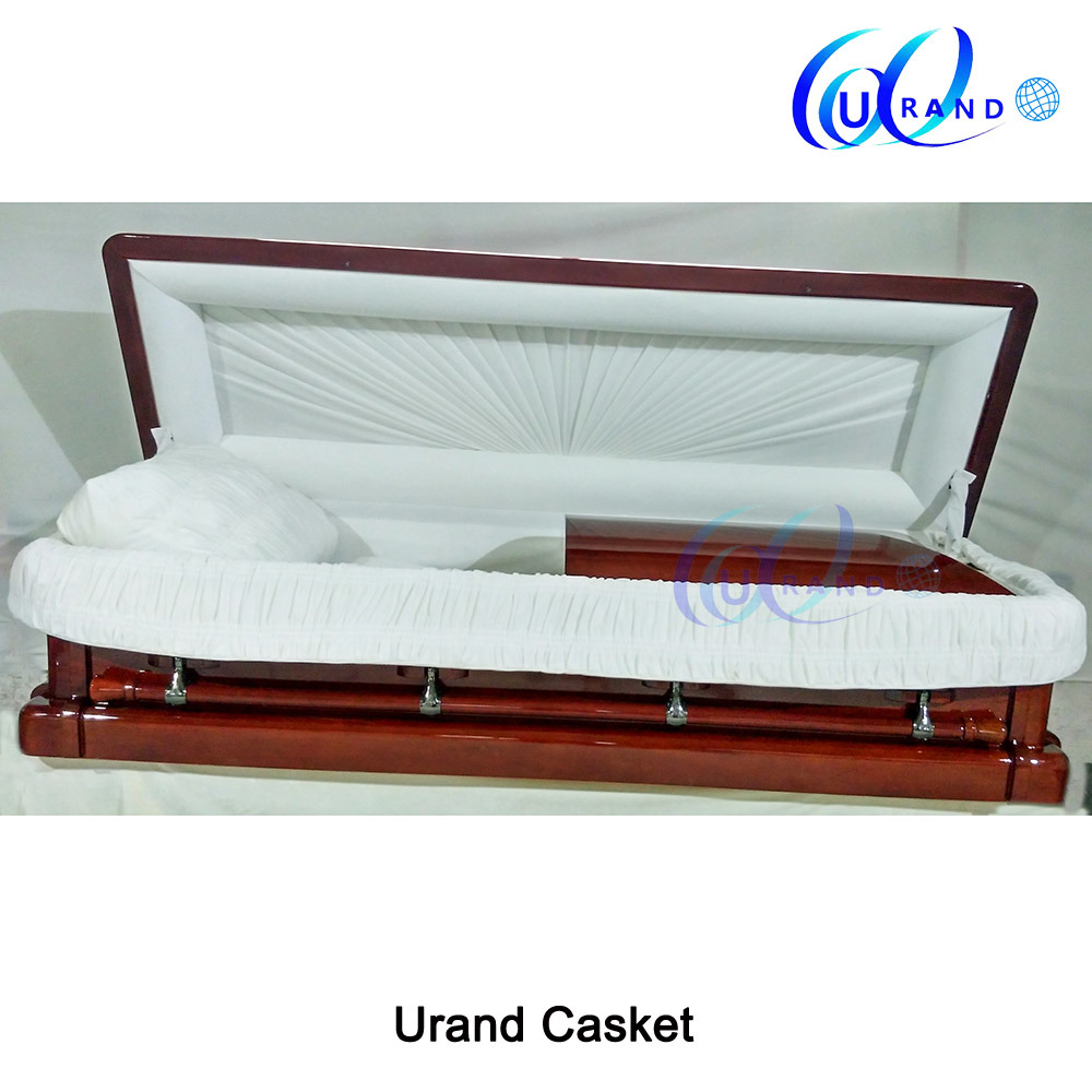 High Gloss Full Couch with Feet Cover Coffin and Casket