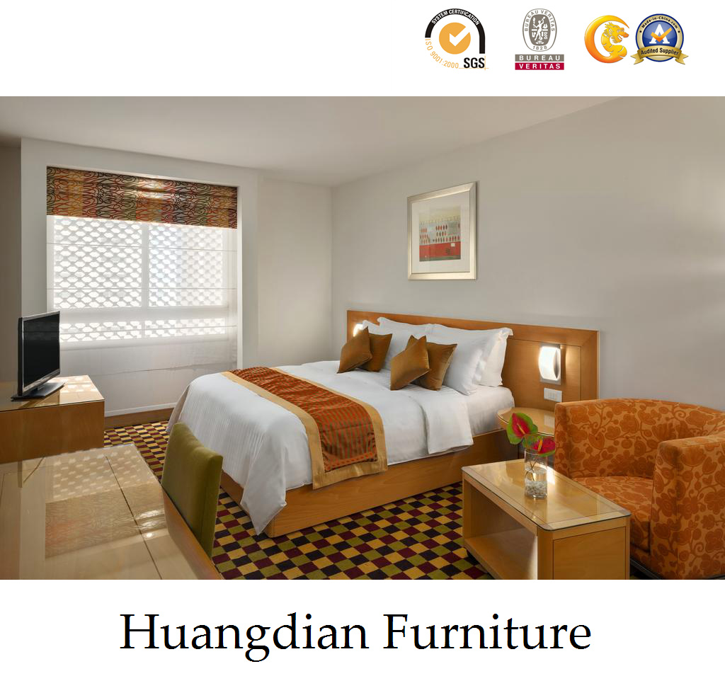 Commercial Use Customized Wooden Hotel Bedroom Furniture (HD428)