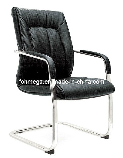 Modern Bow Leg Leather Conference Chair (FOH-B39-3)