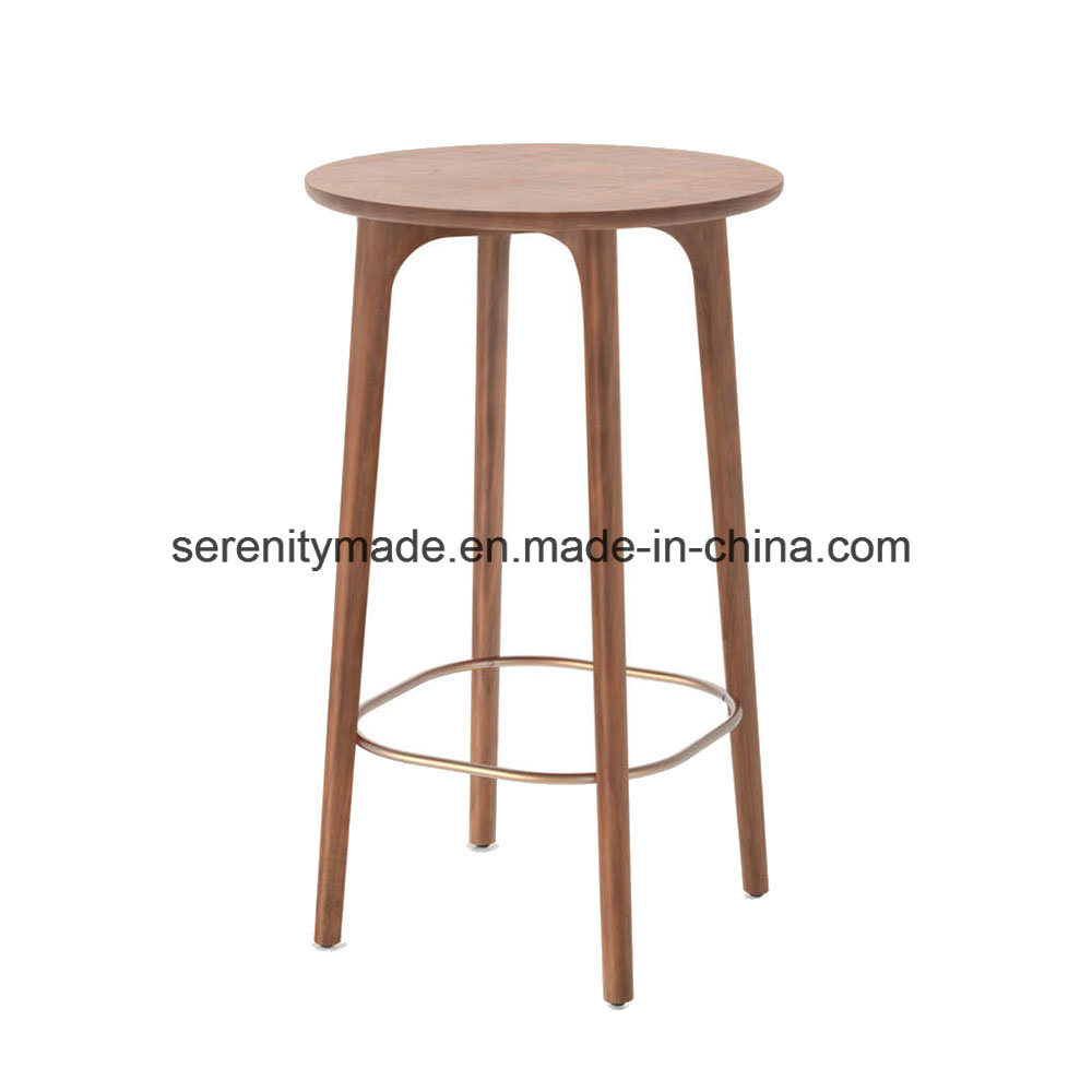 Commericial Furniture Solid Wood Restaurant Bar Stool