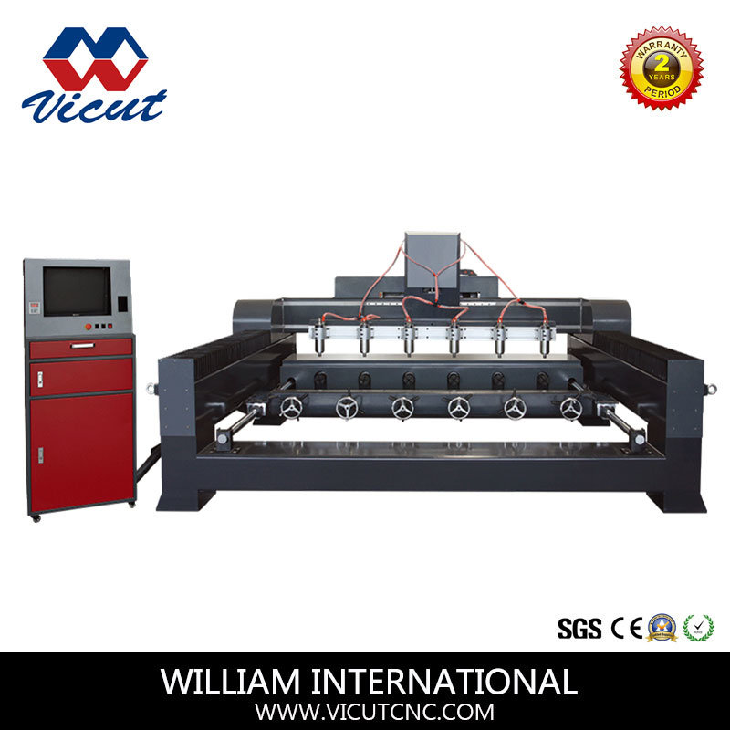 Woodworking Multi Head Rotary CNC Cutting Machine