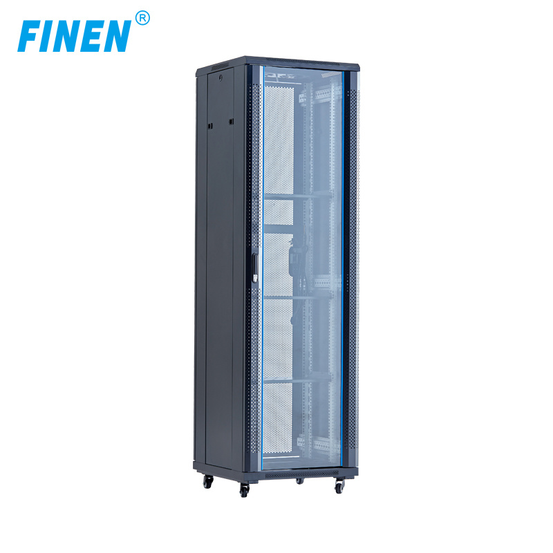 19inch Server Rack Network Cabinet with Toughened Glass Door