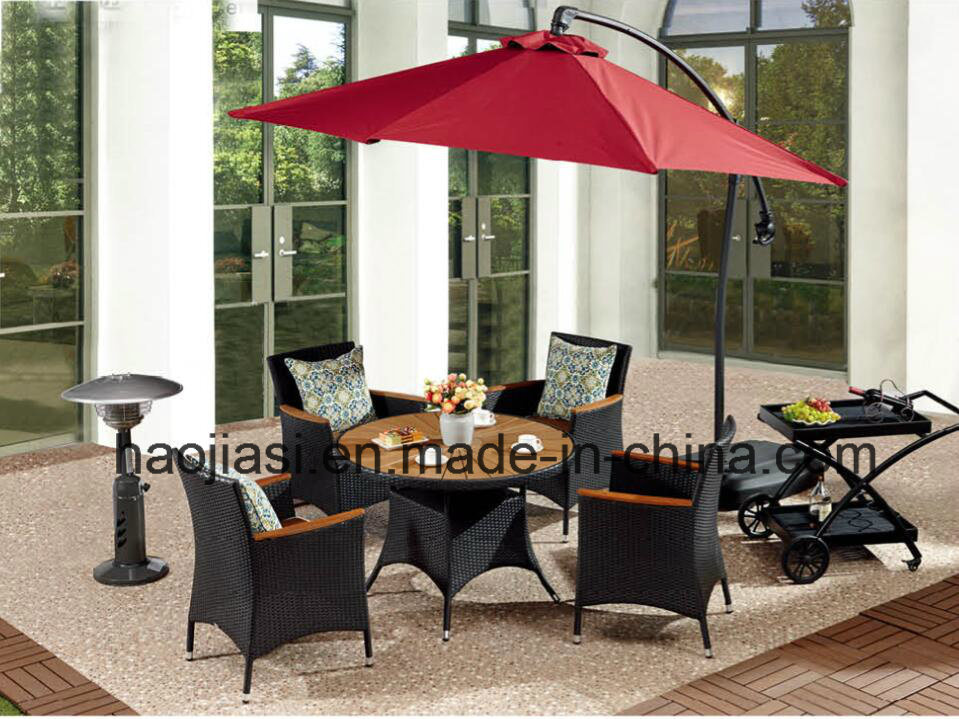 Outdoor /Rattan / Garden / Patio / Hotel Furniture Rattan Chair & Table Set (HS 1709C &HS6113DT)