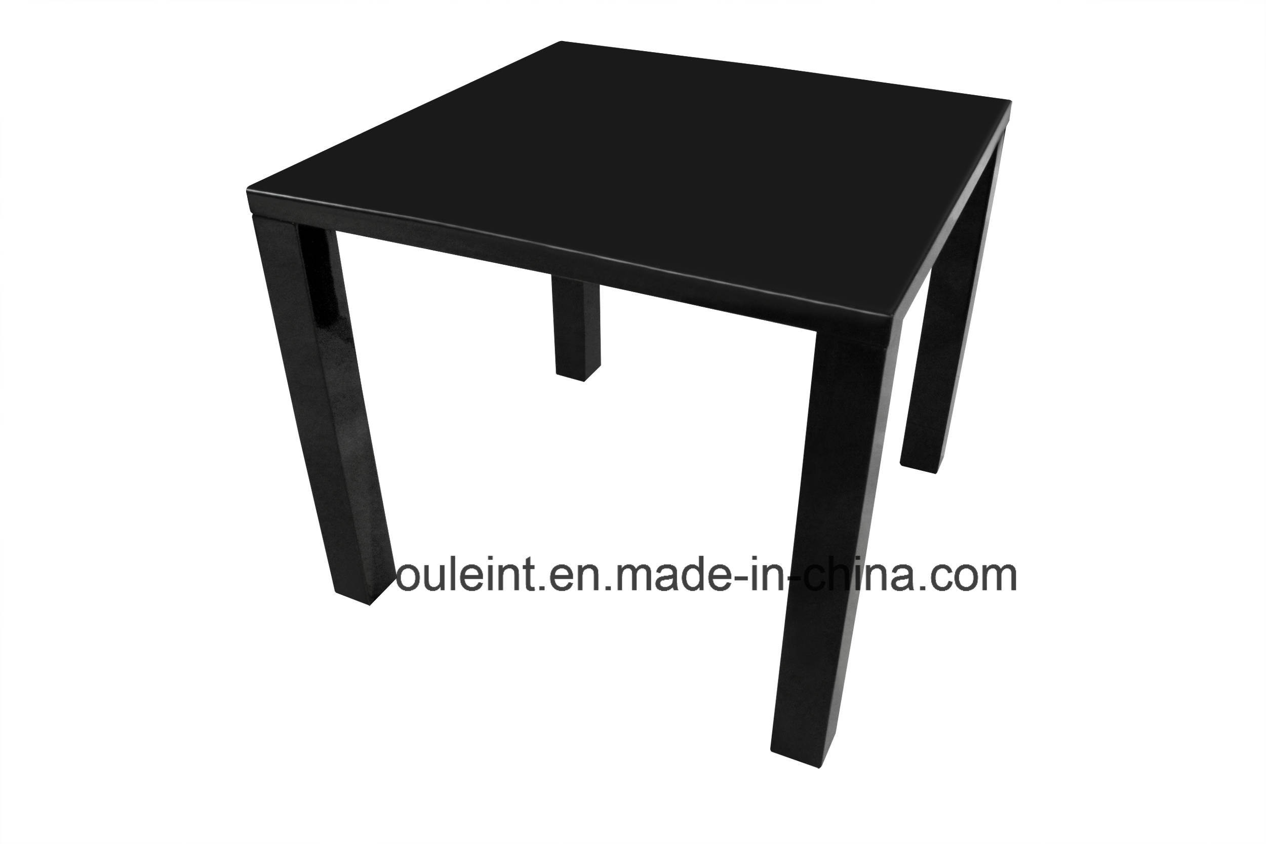 Square High Glossy MDF Dining Table