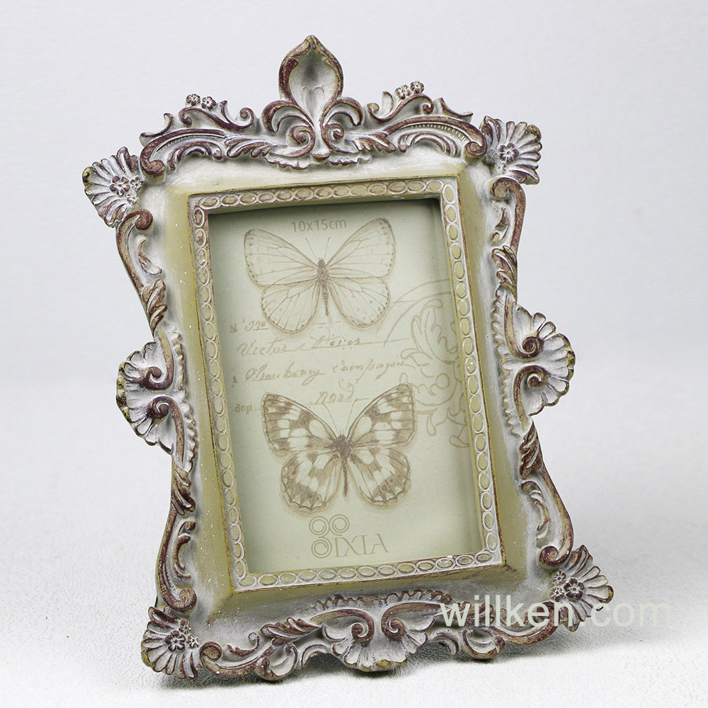 Antique Style Home Decor 4X6cm Resin Photo Frame Antique Photo Frame