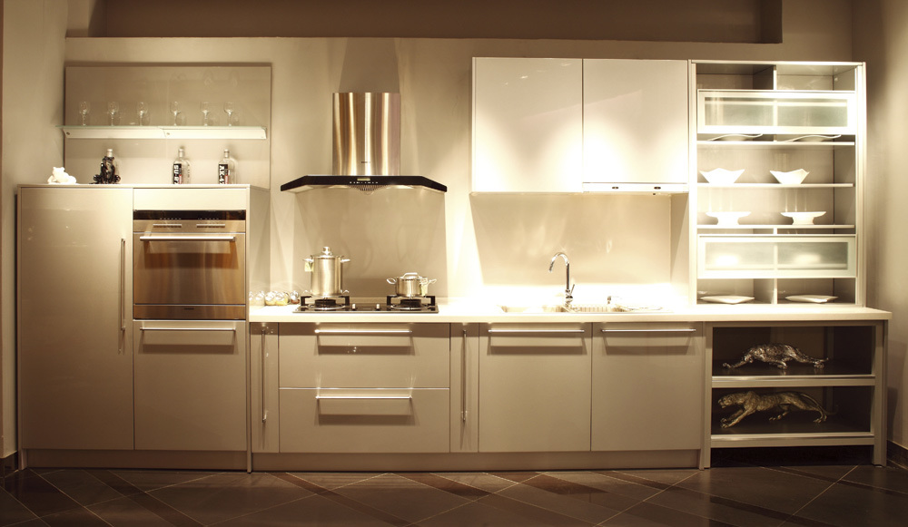 UV High Gloss Kitchen Cabinets Suppliers (zx-076)