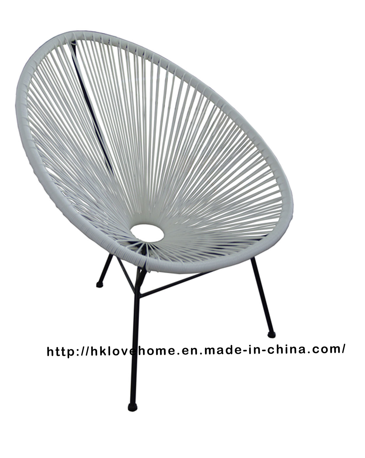 Metal Replica Rattan Outdoor Lounge Acapulco Garden Living Room Chairs