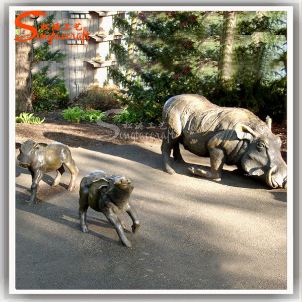 Garden Decoration Artificial Metal Ornament Animal Sculpture