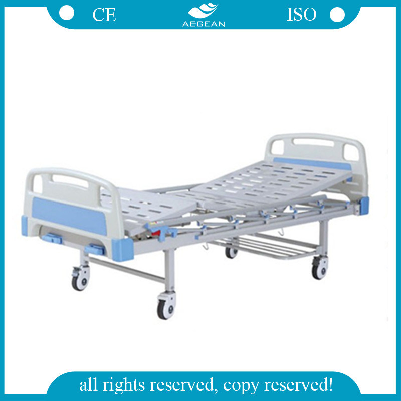 AG-BMS101A 2-Crank Hospital ABS Material Manual Medical Bed (AG-BMS101A)