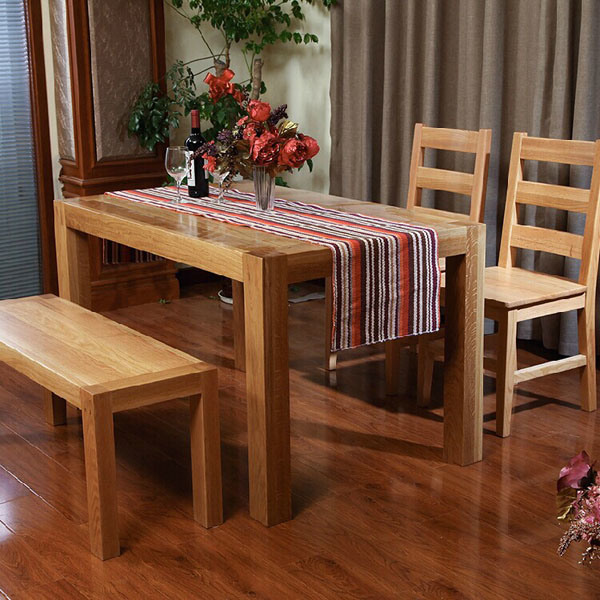 Modern Solid Wood Dining Table for Sale