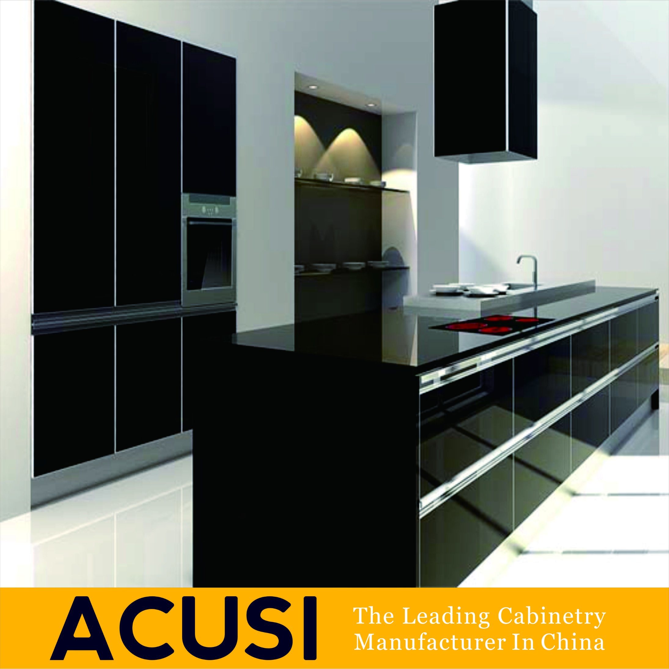 Wholesale Modern Lacquer High Glossy Linear Style Kitchen Cabinets (ACS2-L13)