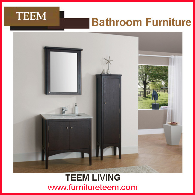 Vietnam Rubber Wood Bathroom Cabinet