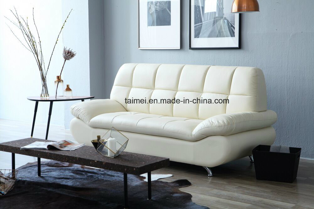 Modern Top Grain Leather Sofa