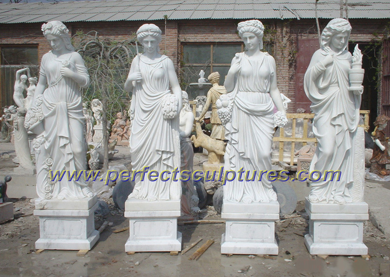 Carving Stone Marble Garden Sculpture for Home Decoration (SY-X1032)