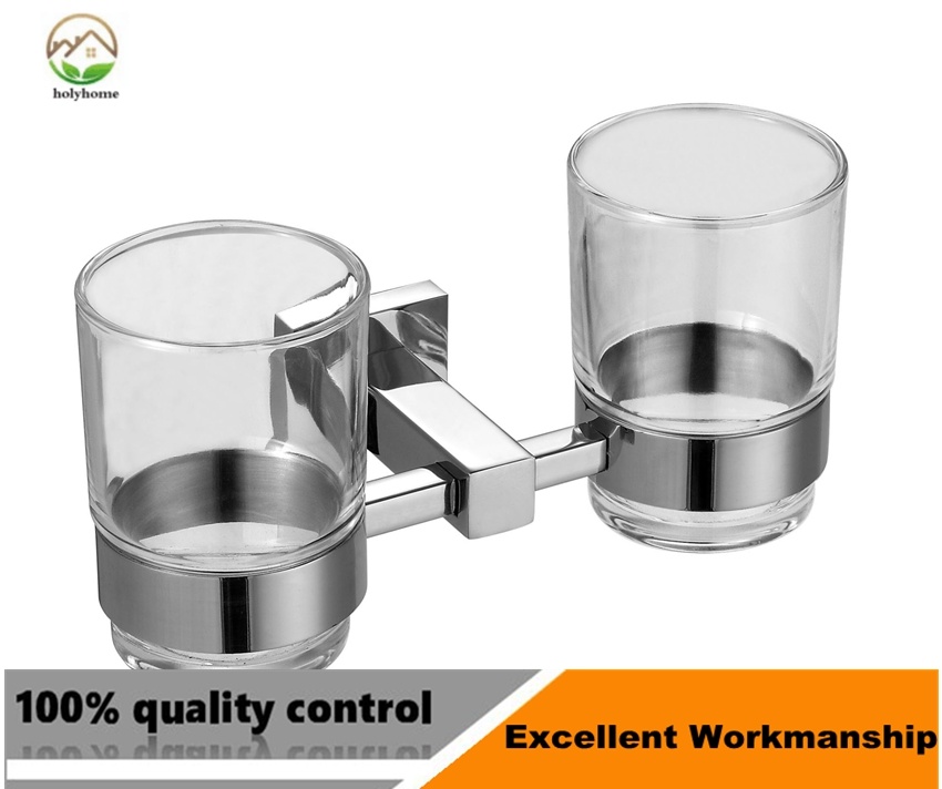 1100 Series Stainless Steel Double Tumbler Holder Bathroom Accessory