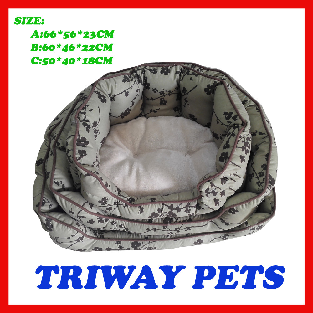 High Quaulity Cheap Snuggle Dog Cat Pet Beds (WY161074-3A/C)