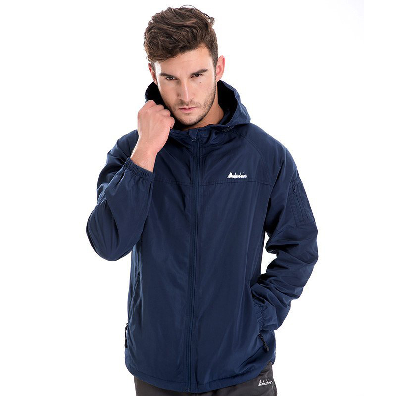 Mens Waterproof Outdoor Sporting Climbing Breathable Quick Dry Windbreaker Jacket