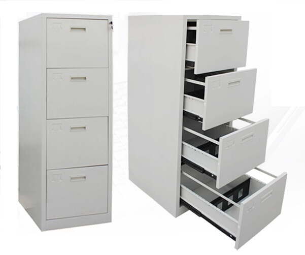 4 Drawer Vertical Lockable Filing Cabinets