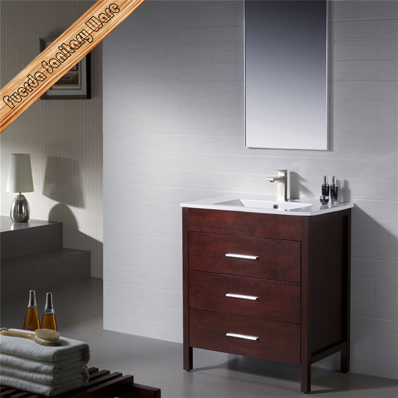 Fed-1210 2016 Modern Solid Wood Bathroom Vanity for North Europe