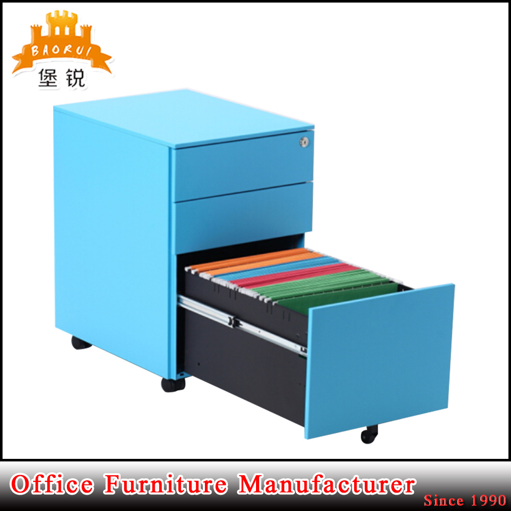 Steel Office Furniture Movable Pedestal Metal Mobile Filling Cabinets