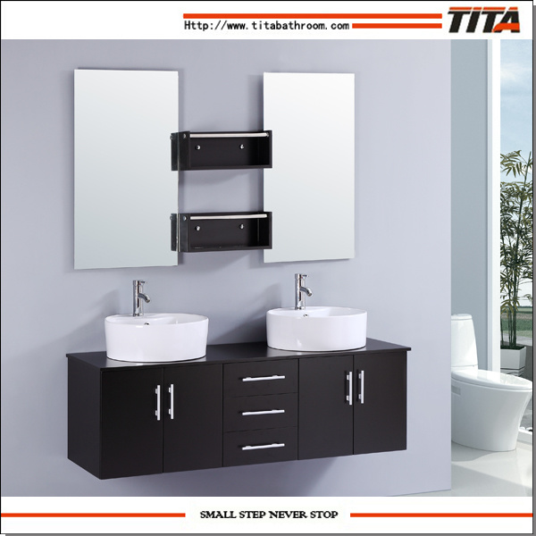 Solid Wood Bathroom Furniture Vanity/Bath Furniture/Bath Cabinet (T9011)