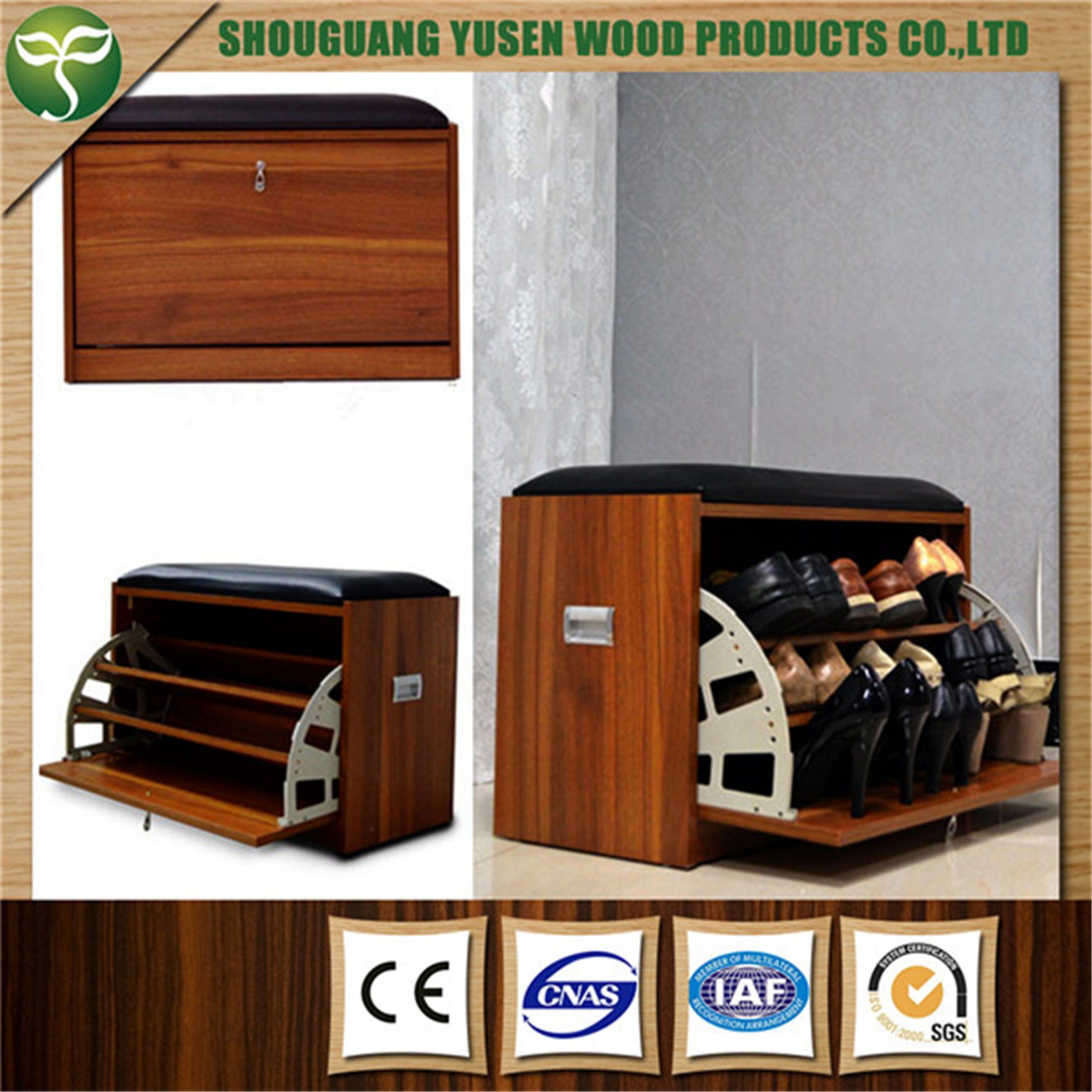 Wooden Shoe Cabinet Design From China