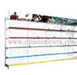 Supermarket Wall Shelf, Single Sided Shelf, Light Duty Shelf