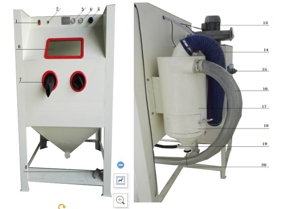 Drying Sandblast Machine with Cyclone Separator