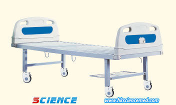 Flat Hospital Bed with Detachable ABS Head and Foot Board