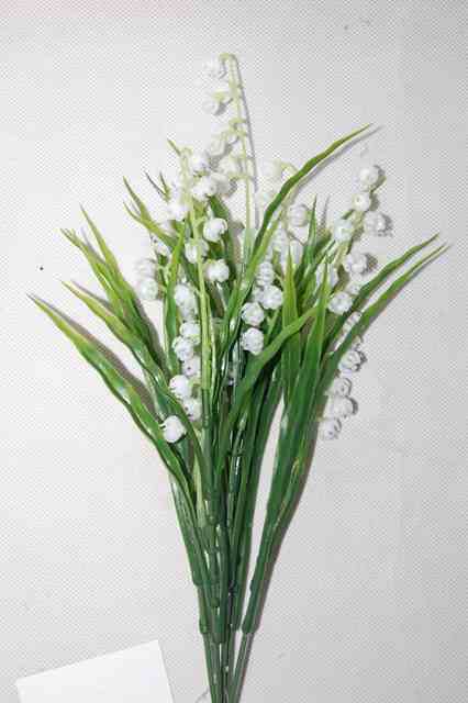 PE Lily Gypso Artificial Plant for Home Decoration (48541)