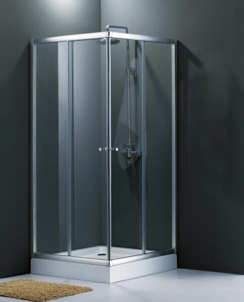 China Square Corner Open Door Way Shower Enclosure (Australian standrad)