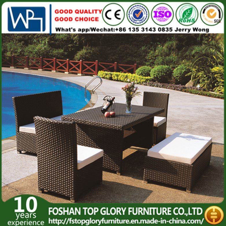 Outdoor Rattan Dining Table Set (TG-JW58)