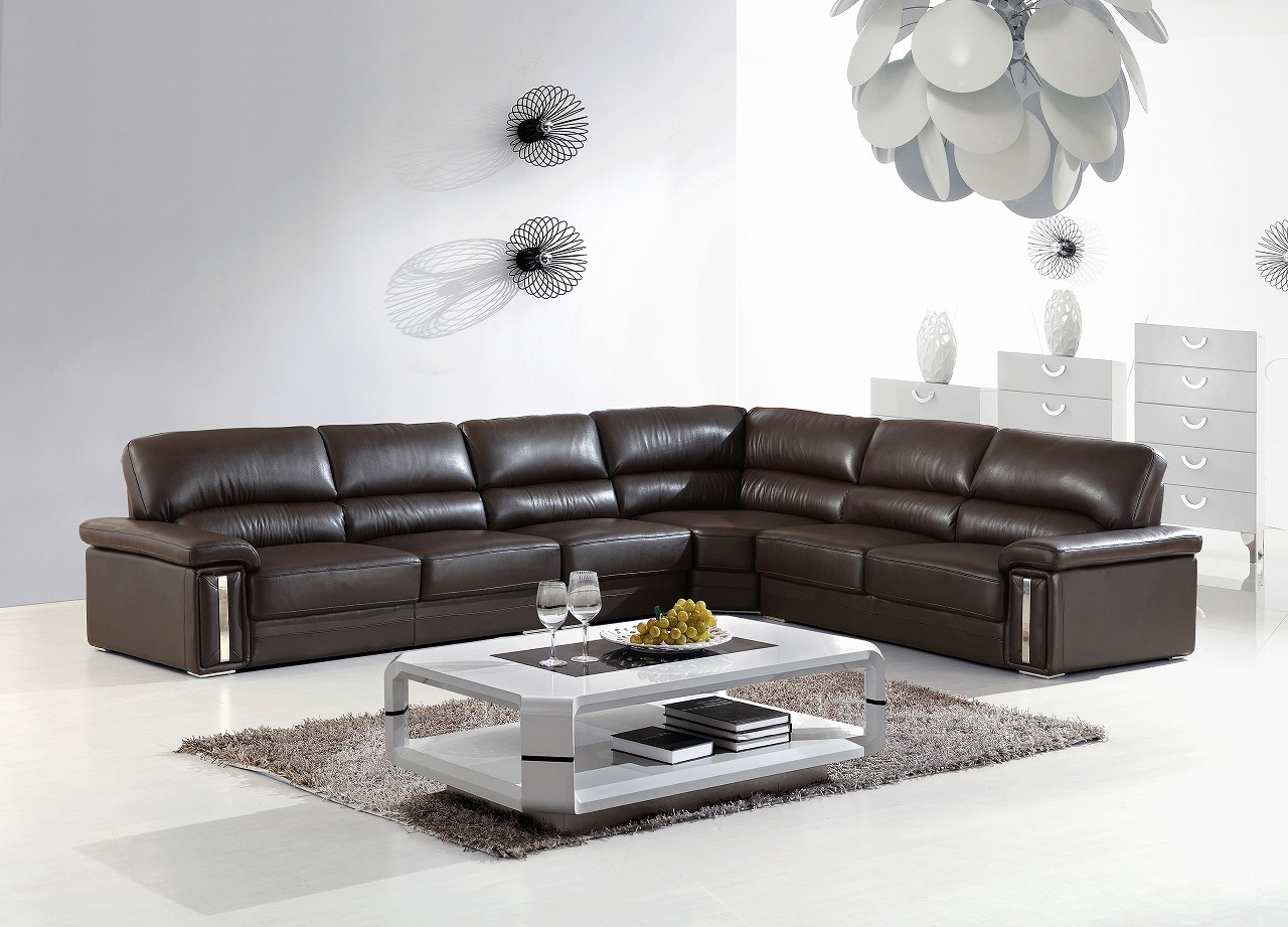 Modern Furniture Top Leather Sofa (SBO-2995)